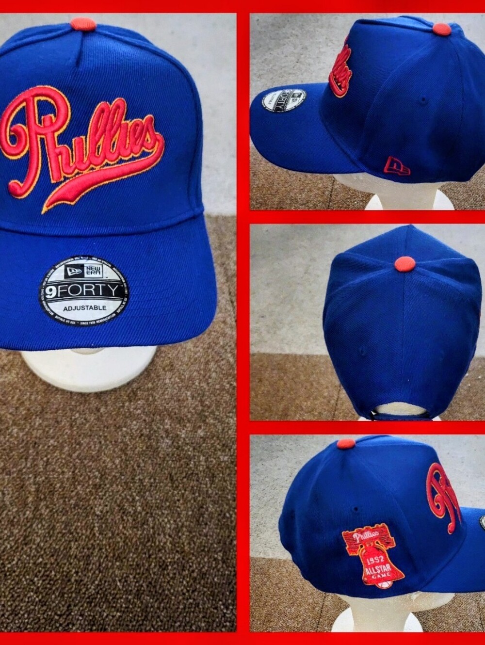 PHILADELPHIA PHILLES MLB BASEBALL SNAPBACK HAT.